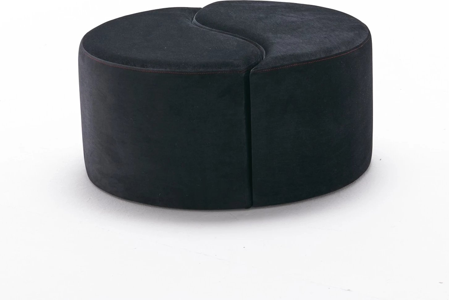 Puf Atelier del Sofa, Alis, ngjyrë antracit dhe rozë