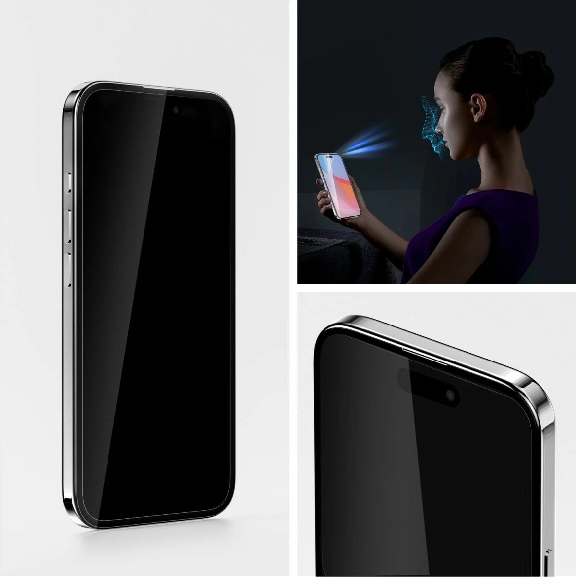 Mbështjellës ekran 4smarts, Apple, iPhone 16 Pro Max, Drop proof, Impact resistant, Transparent