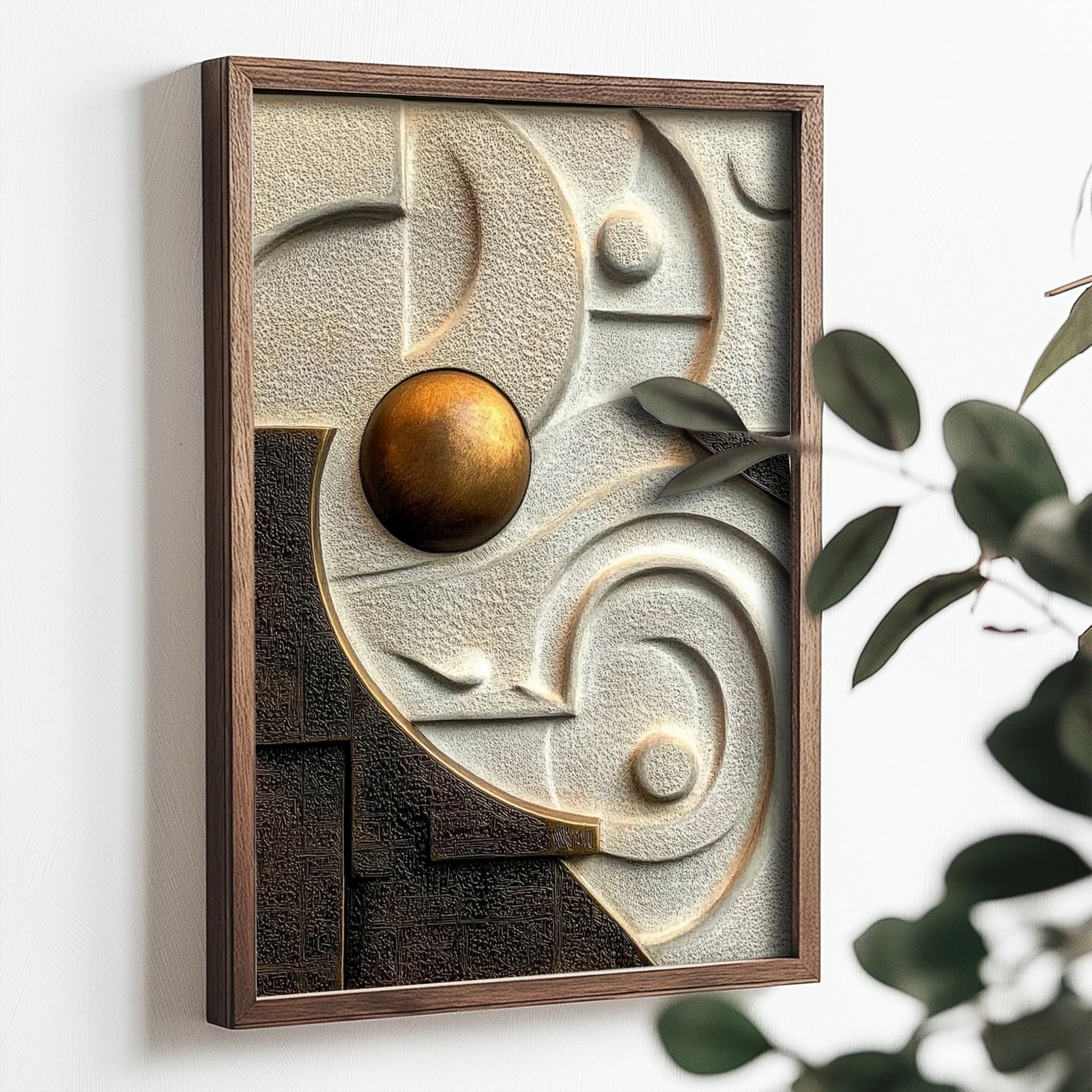 Pikturë dekorative me kornizë MDF, Wallity, TUN068-XL