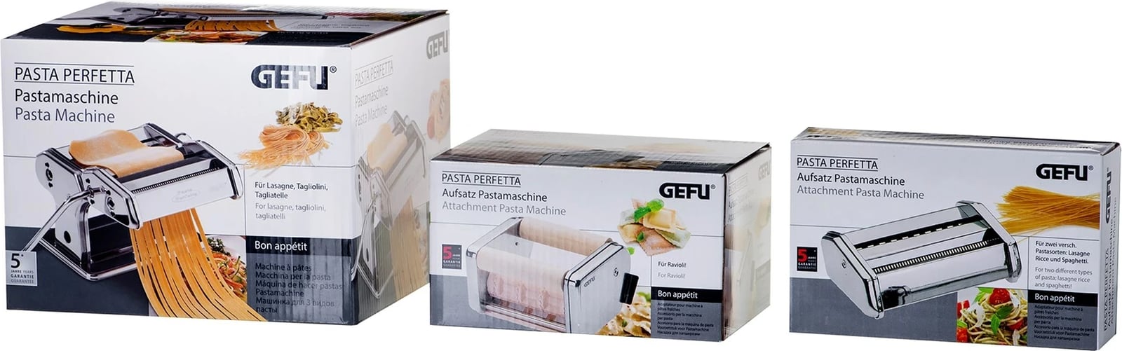 Makinë manuale për pasta GEFU G-28300, çelik inox