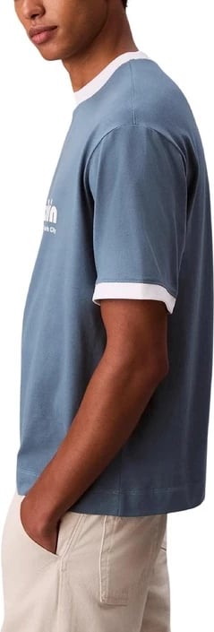 Maicë Calvin Klein Jeans për meshkuj, e kaltërt e çelët