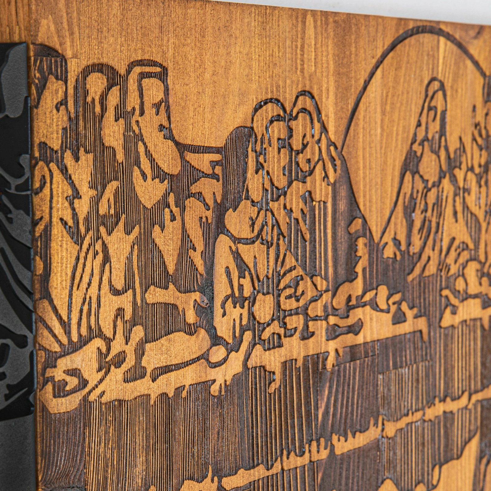 Aksesor dekorativ për mur, dru, skuter nostalgjik, Wallity