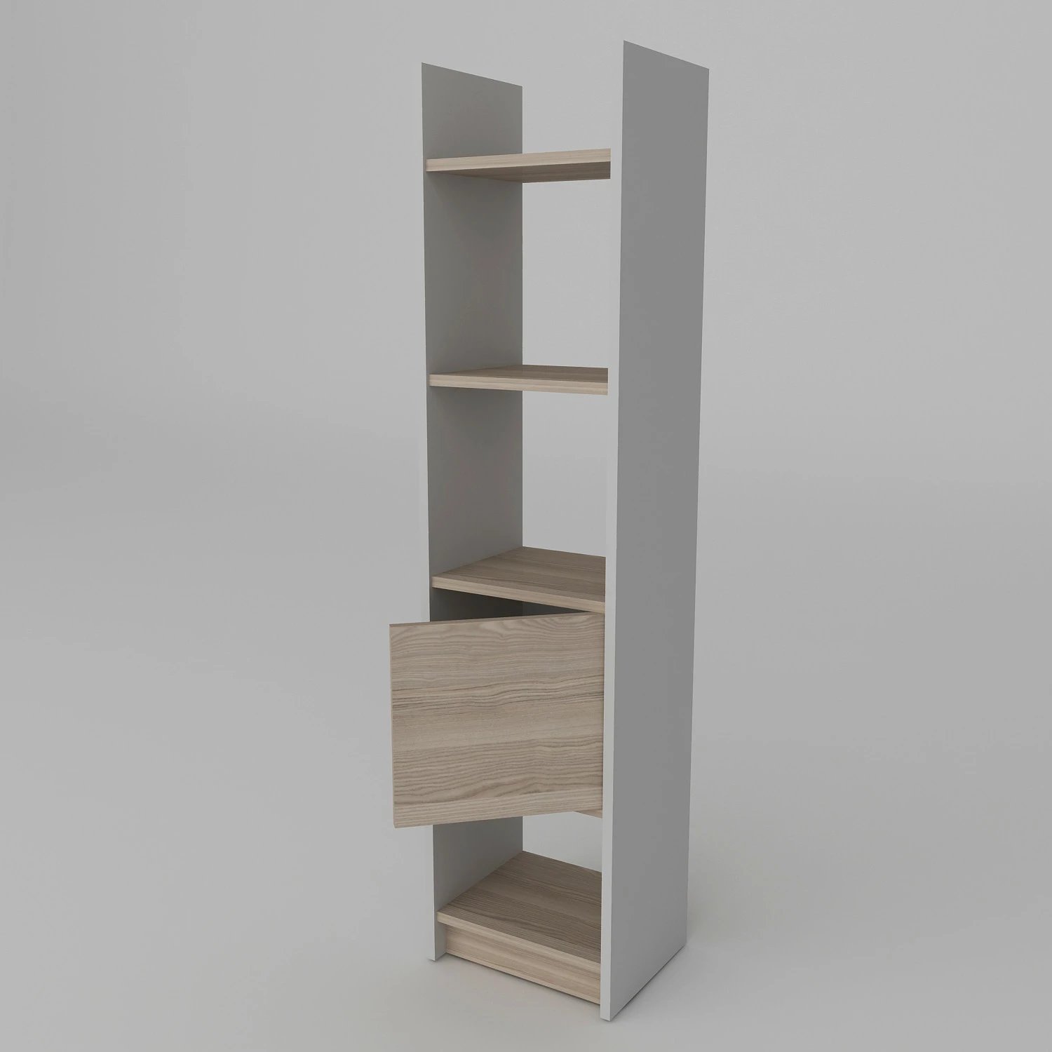 Raft librash Hanah Home, Esbi 103, i bardhë, Cordoba