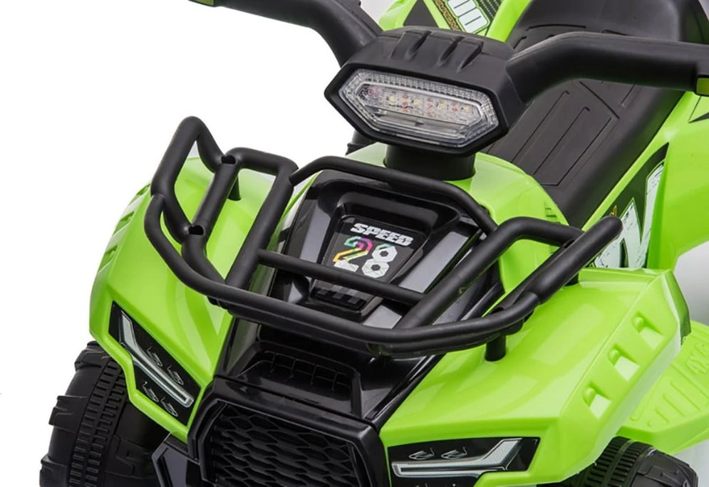 ATV elektrik për fëmijë, BABY MIX, ATV, 6V 4.5Ah 30W, USB/MP3, dritë e përparme, deri 25 kg, jeshile