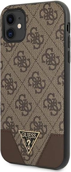 Mbështjellës Guess 4G Triangle Collection për iPhone 11/Xr 6.1", Kafe Mbështjellës Guess 4G Triangle Collection për iPhone 11/Xr 6.1", Kafe