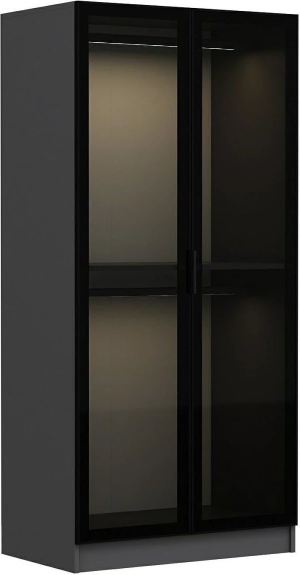 Dollap Hanah Home, xham Kale, anthracite, 190cm