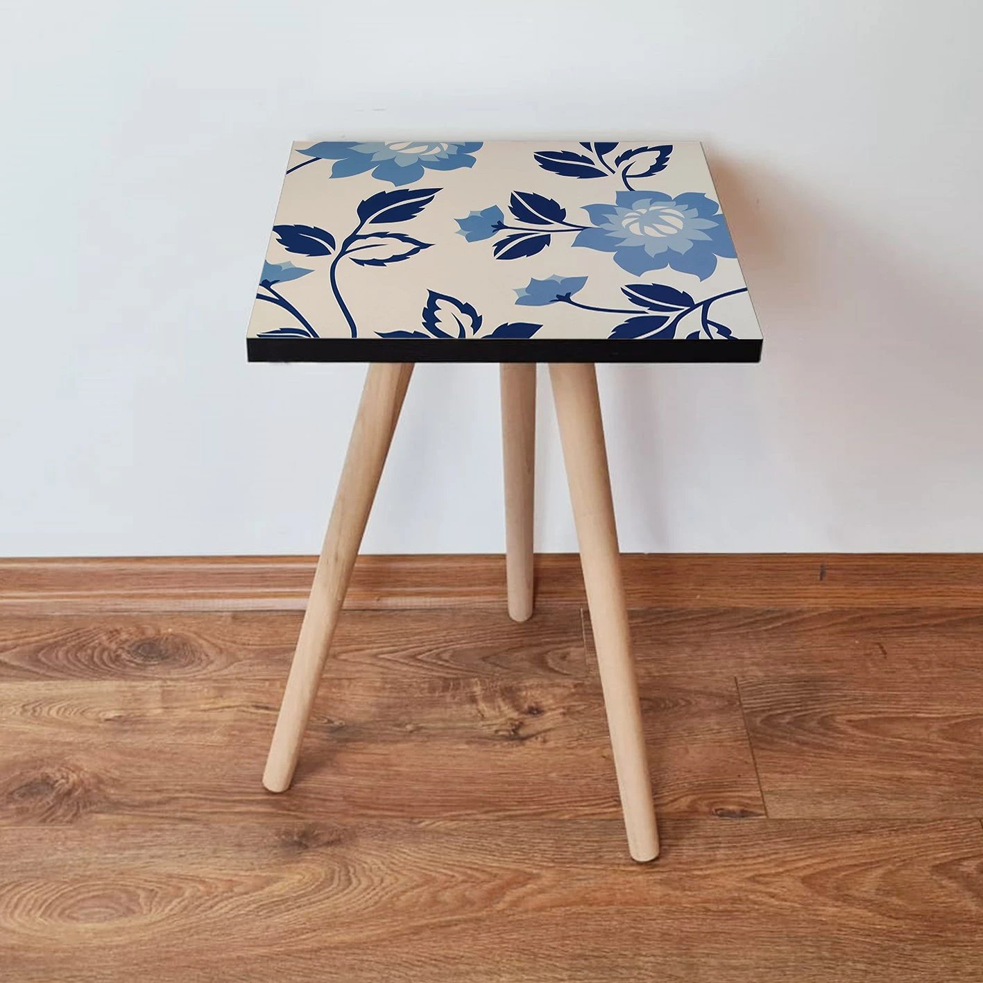 Tavolinë anësore Skye Decor, Shp62, ngjyrë blu e errët