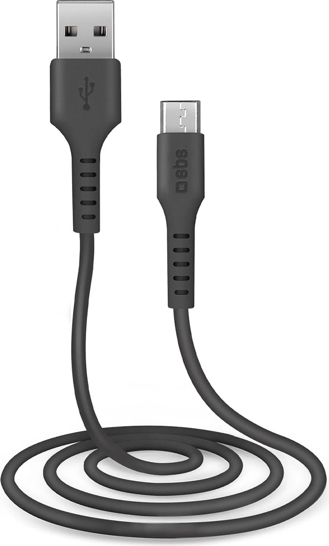 Kabllo USB-A në Micro-USB SBS LTHL200, 1m, e zezë Kabllo USB-A në Micro-USB SBS LTHL200, 1m, e zezë