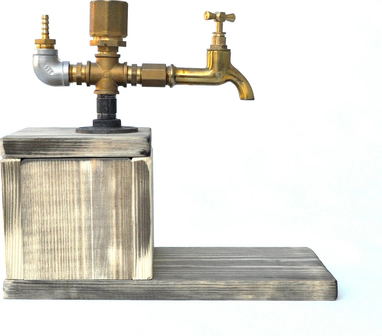 Dispenser pijesh Hanah Home, Dsp005, ngjyrë arre dhe ari