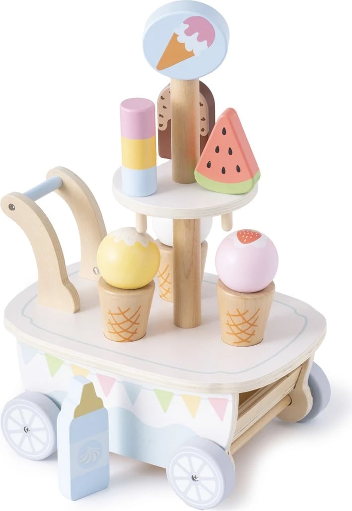 Karrocë akulloresh lodër PROMIS LD04, shumëngjyrëshe