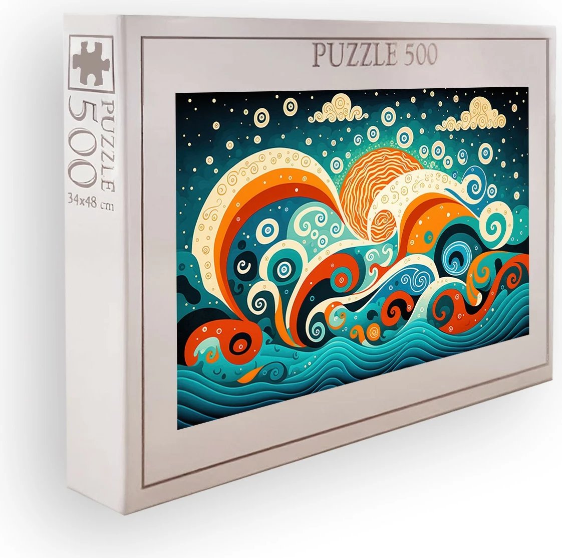 Puzzle 500 copë, shumëngjyrësh, Evila Originals, PZL_0101_500