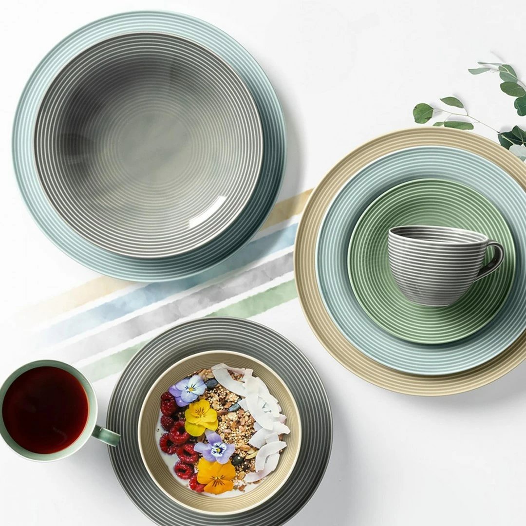 Pjatë sallate porcelani, Seltmann Weiden Beat, Blu