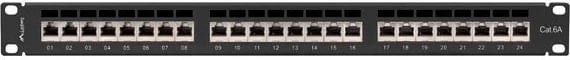 Patch panel Lanberg PPSA-1024-B, 1U, i zi