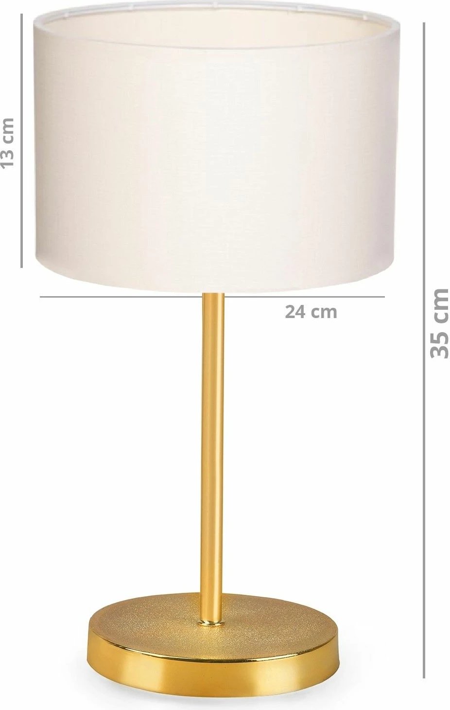 Set llamba tavoline (2 copë), Opviq, AYD - 2605, krem dhe ari