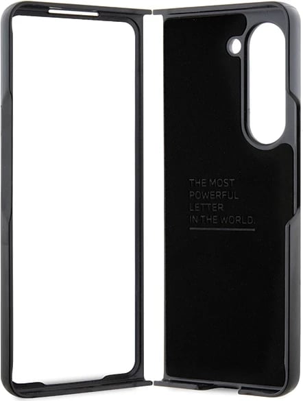 Mbështjellës BMW Leather Carbon për Samsung Galaxy Z Fold 5, i zi