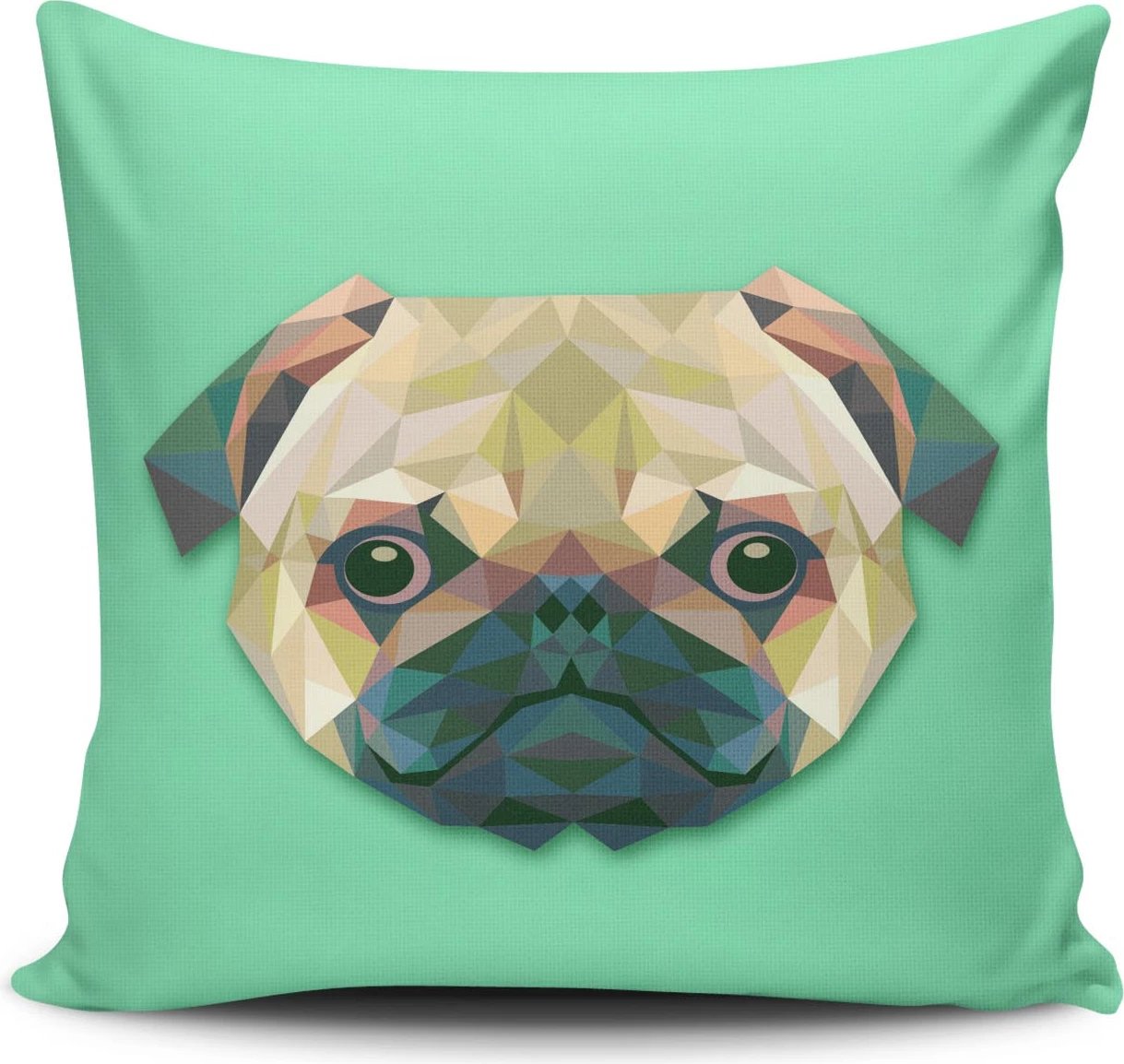 Jastëk dekorativ Aberto Design, shumëngjyrësh, NKRLNT-408, 43x43cm