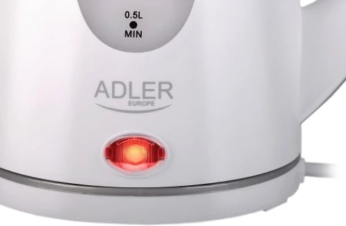 zierës uji elektrik plastik, Adler AD 1207, 1.5 L, 1850-2200 W, i bardhë