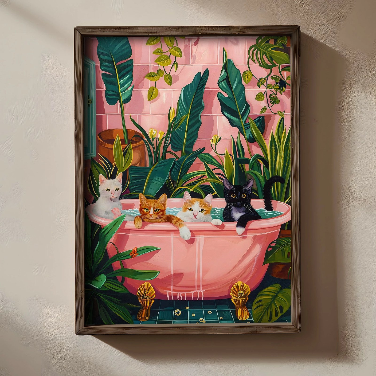 Pikturë dekorative me kornizë MDF, shumëngjyrëshe, Wallity, TUN075-XL, 50x70x3.5cm