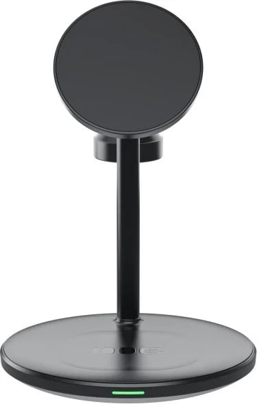 Karikues wireless Green Cell MSST-GC-3IN1-B për celular, kufje, smartwatch, i zi