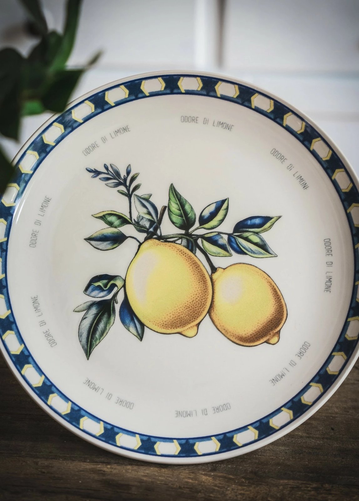 Set pjatash shërbimi (6 copë), Hermia Concept, ODL0004, ngjyrë e verdhë