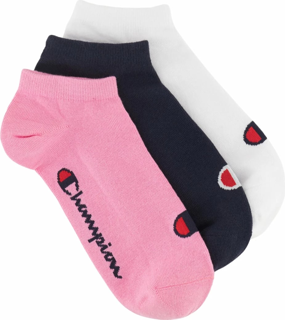 Çorape sneaker Champion unisex, shumëngjyrëshe