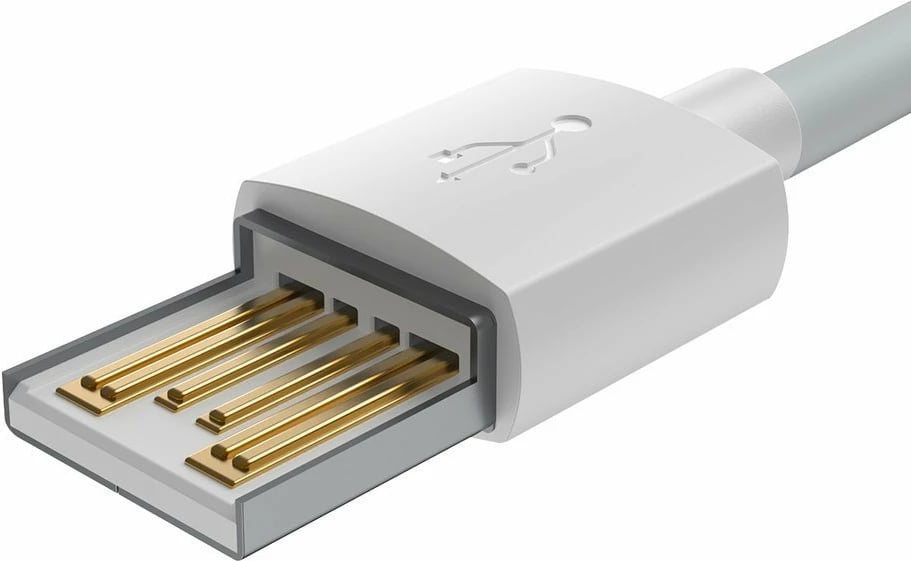 Kabllo USB-Lightning Baseus TZCALZJ-02, 1.5m, Set 2 copë, Bardhë