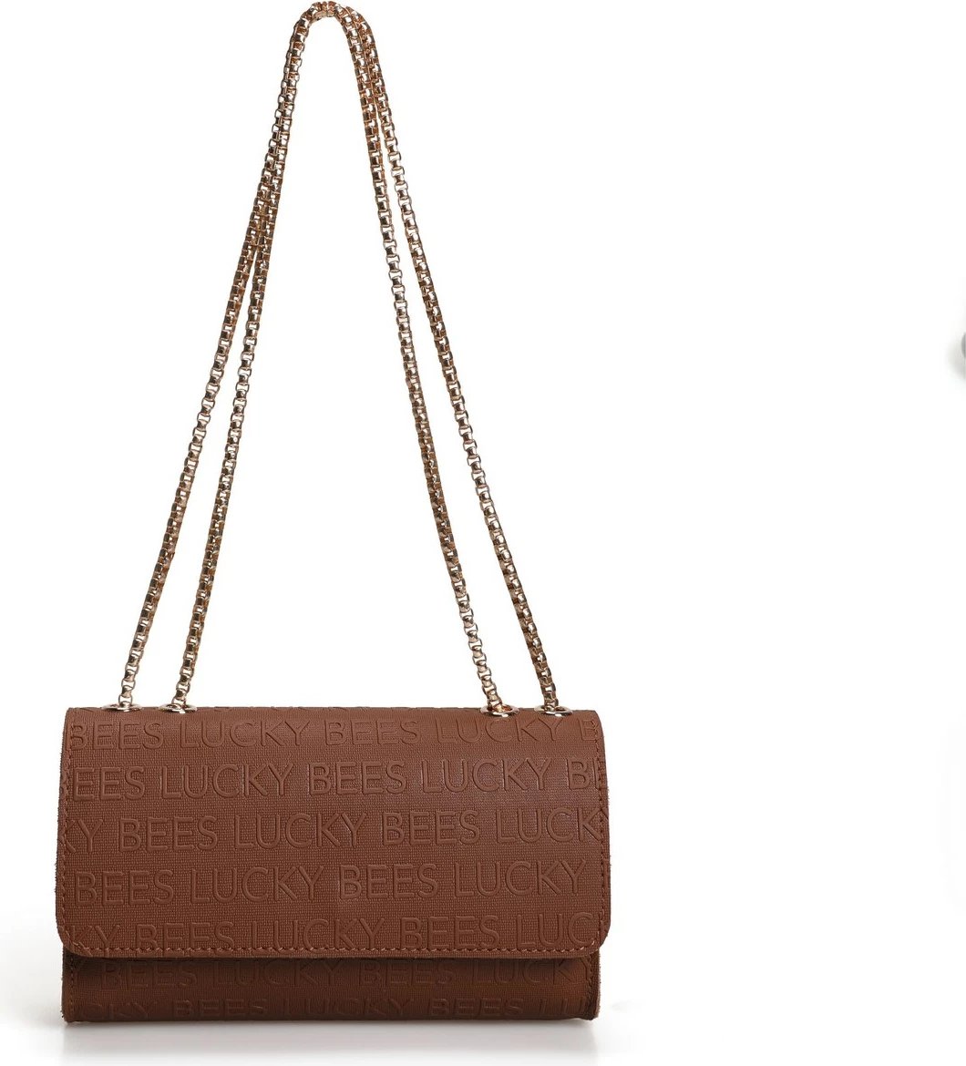 Çantë crossbody Lucky Bees, 1283, ngjyrë tan