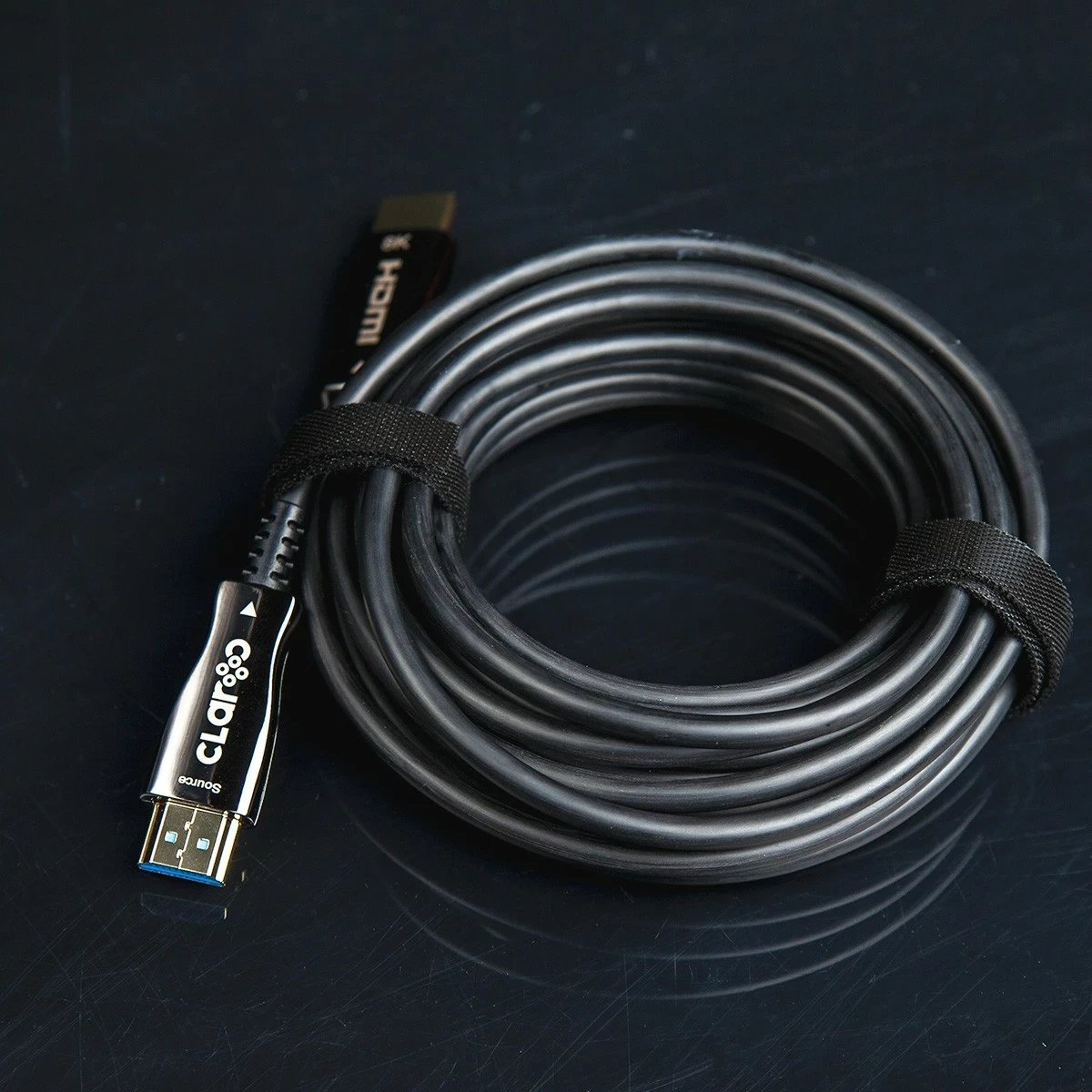 Kabëll HDMI Claroc 2.1 AOC 8K 120Hz 40 m, i zi