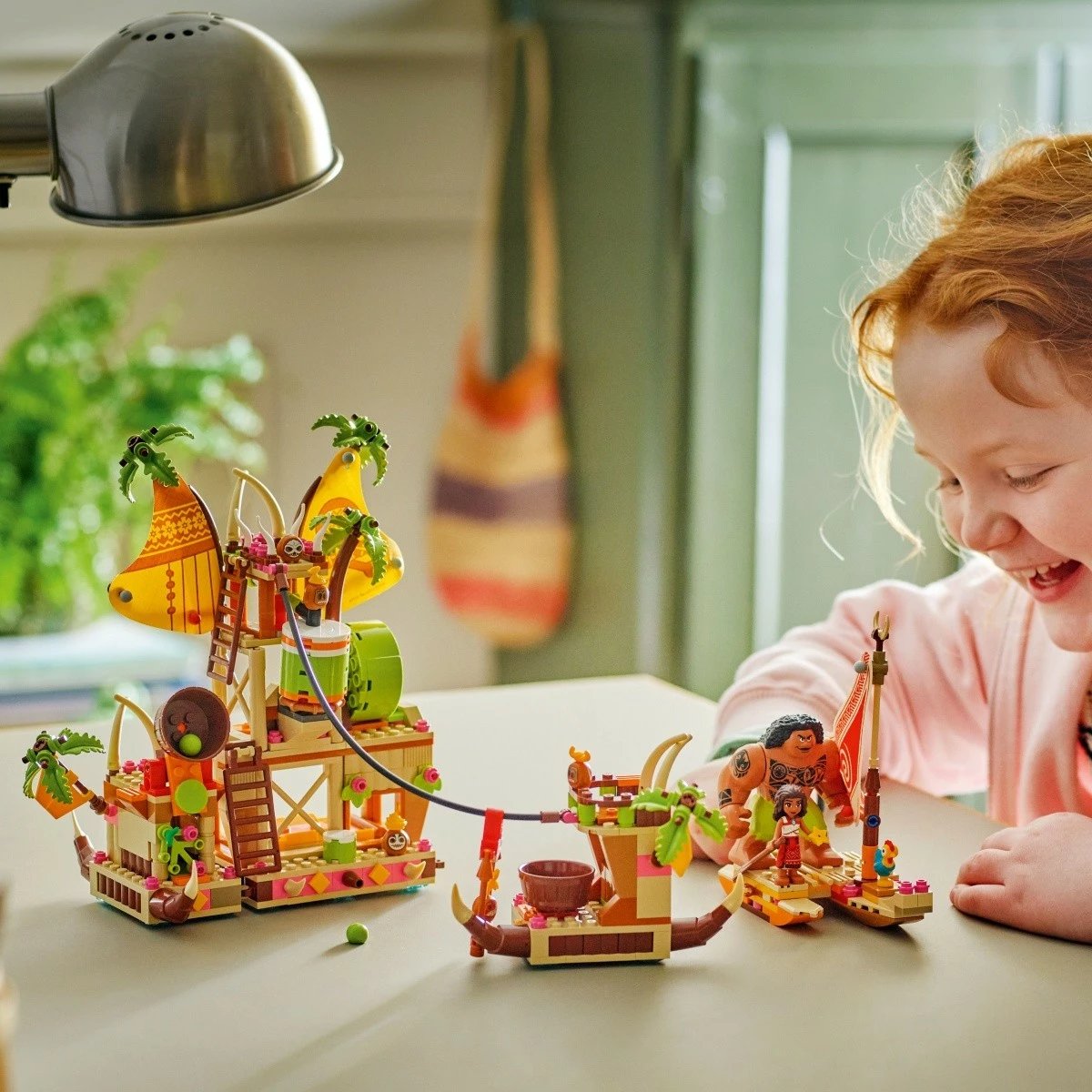 Set LEGO Disney Moana's Boat 43258, 572 pjesë, për fëmijë, shumëngjyrësh
