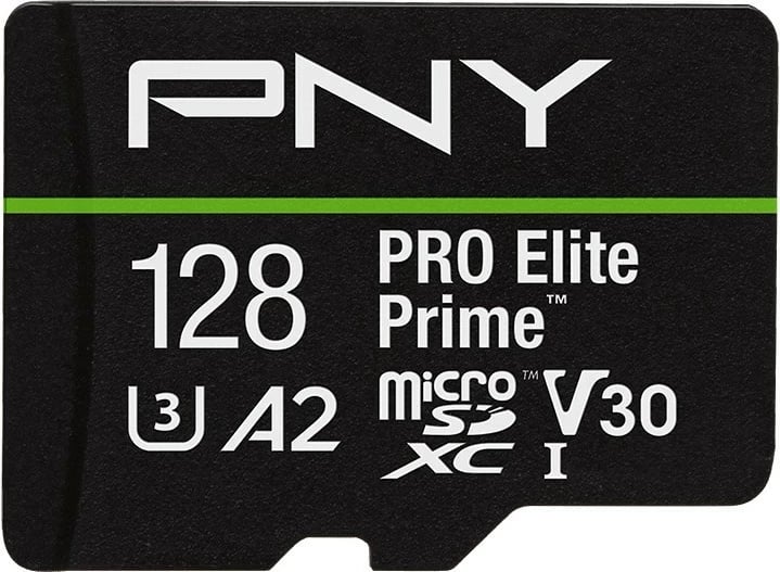 Kartelë memorie microSDXC PNY Elite Prime 128GB me adapter SD dhe lexues USB-A