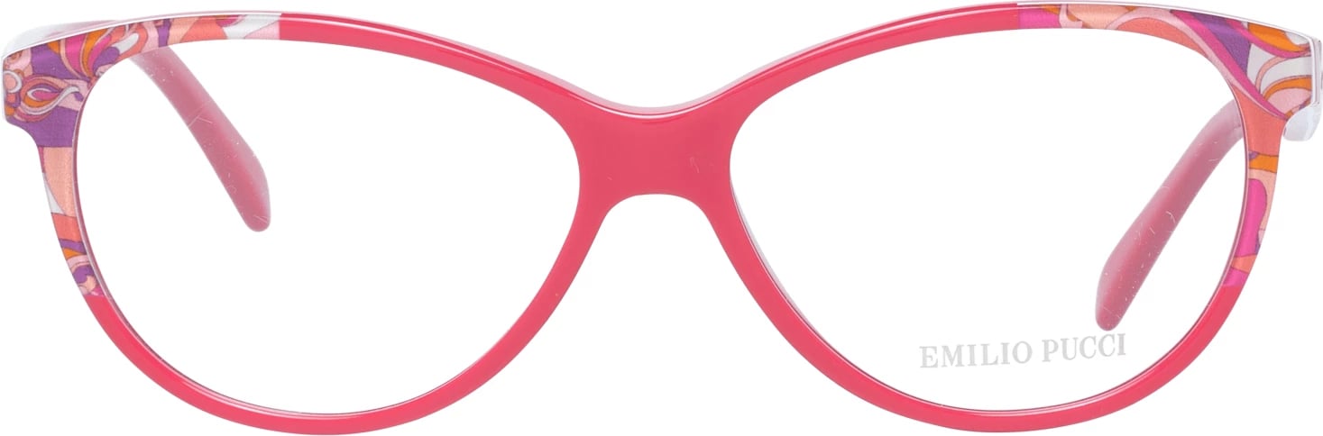 Kornizë optike për femra Emilio Pucci, të kuqe