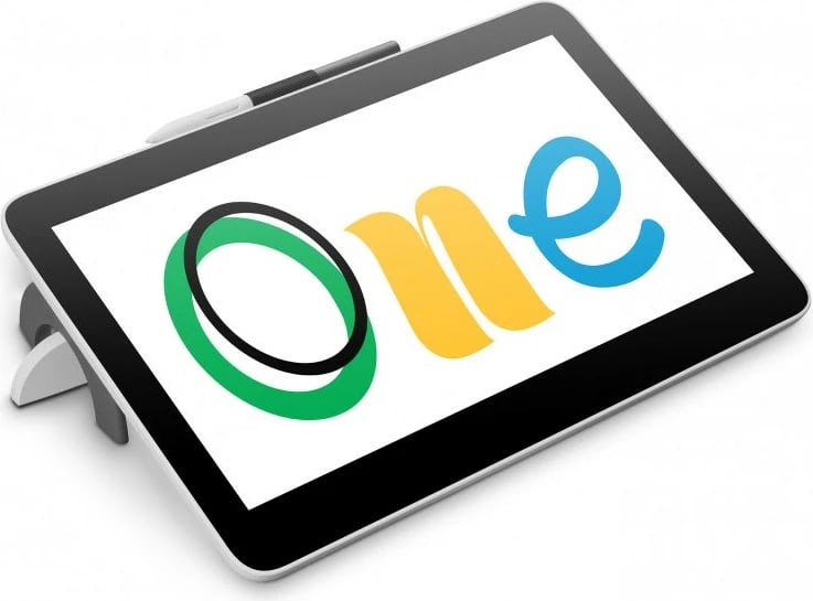 Tablet grafike Wacom One 13 touch, 33.8 cm, Pen, Touch, e bardhë