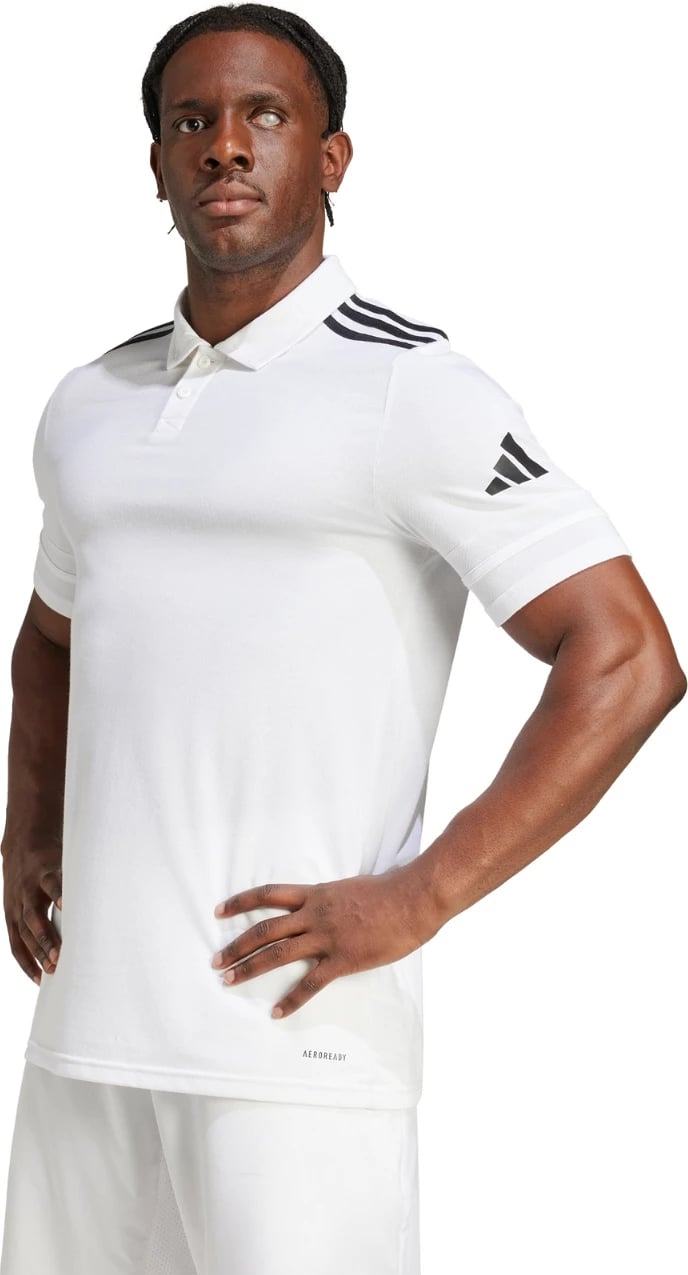 Maicë polo për meshkuj adidas, e bardhë