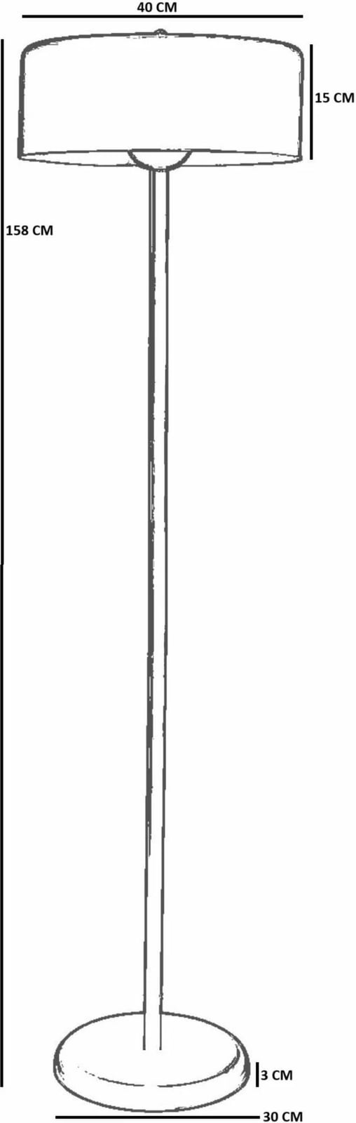 Llambë dyshemeje Opviq, e kuqe, 8924-1