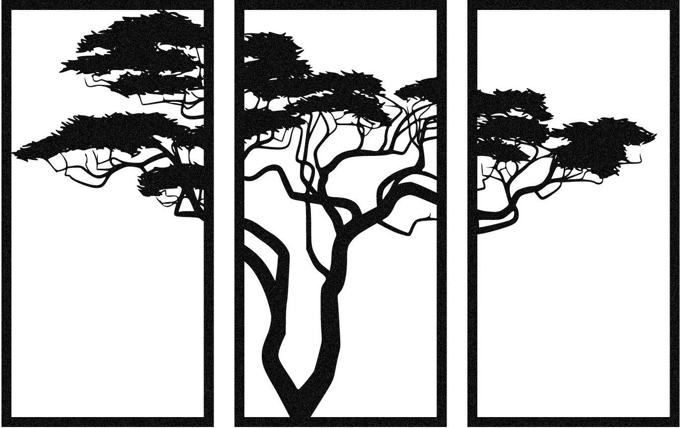 Aksesor dekorativ metalik për mur Wallity, Cınarci