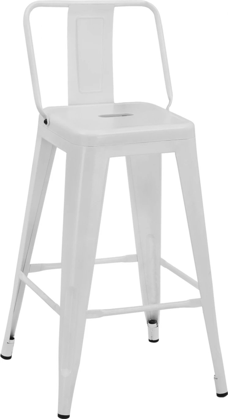 Karrige për bar mesatare Melita FH8574.31, 42x42x89.5 cm, e bardhë