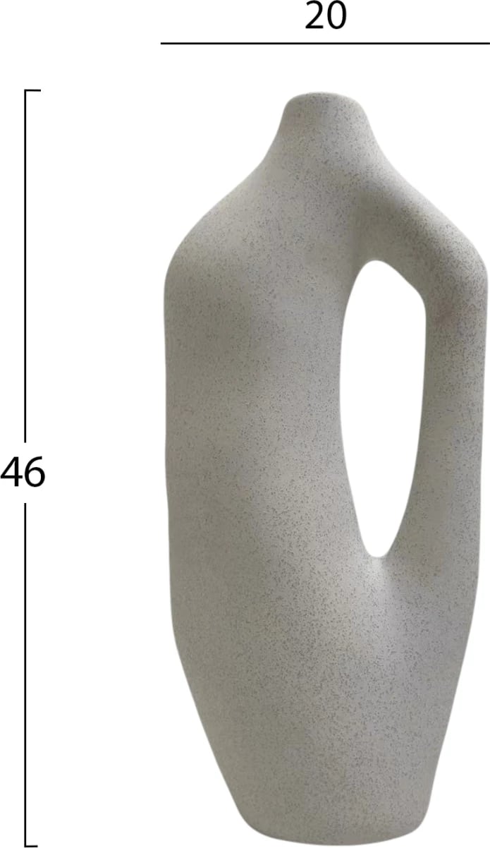 Dekor për tavolinë, seri SEBOR, FH4625, ngjyrë e bardhë e zbehtë, 20x9x46 cm Dekor për tavolinë, seri SEBOR, FH4625, ngjyrë e bardhë e zbehtë, 20x9x46 cm