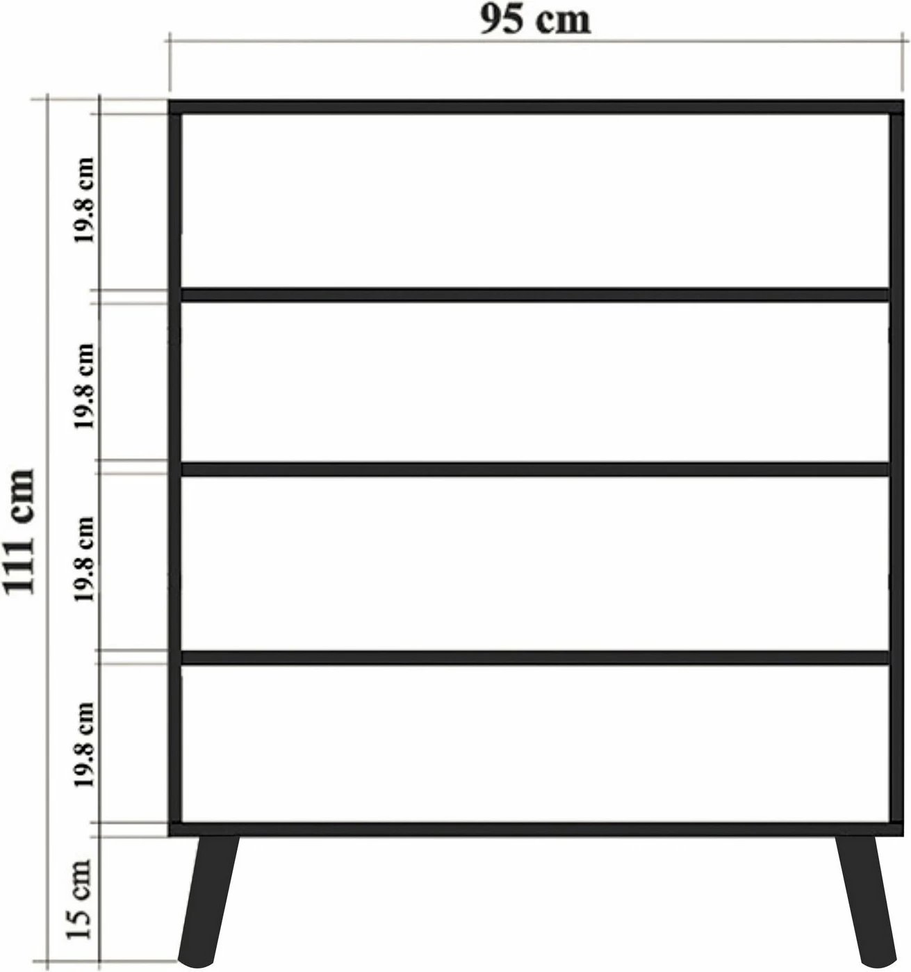 Dollap multifunksional Hanah Home, Multilüx Pebble, shumëngjyrësh