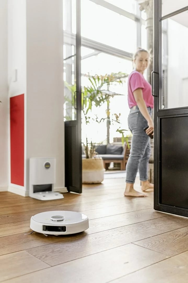 Stacion thithës Karcher RCV 5, për robot fshesë, Bardhë