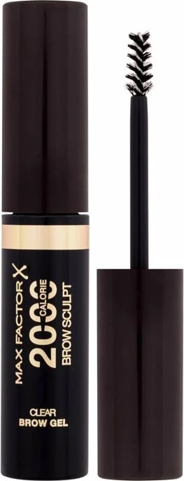 Xhel për vetulla dhe pomadë për vetulla Max Factor 2000 Calorie Brow Sculpt 004 Black Brown për femra, 4,5ml