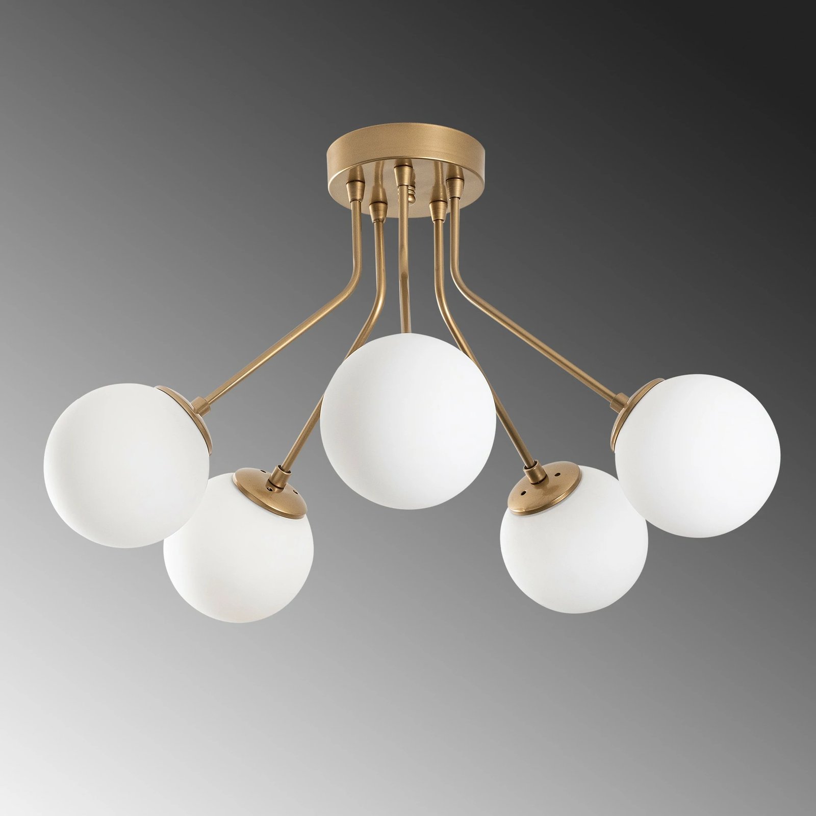 Llambë tavani Opviq, Orıon - 13961, ngjyrë ari, 62x40cm