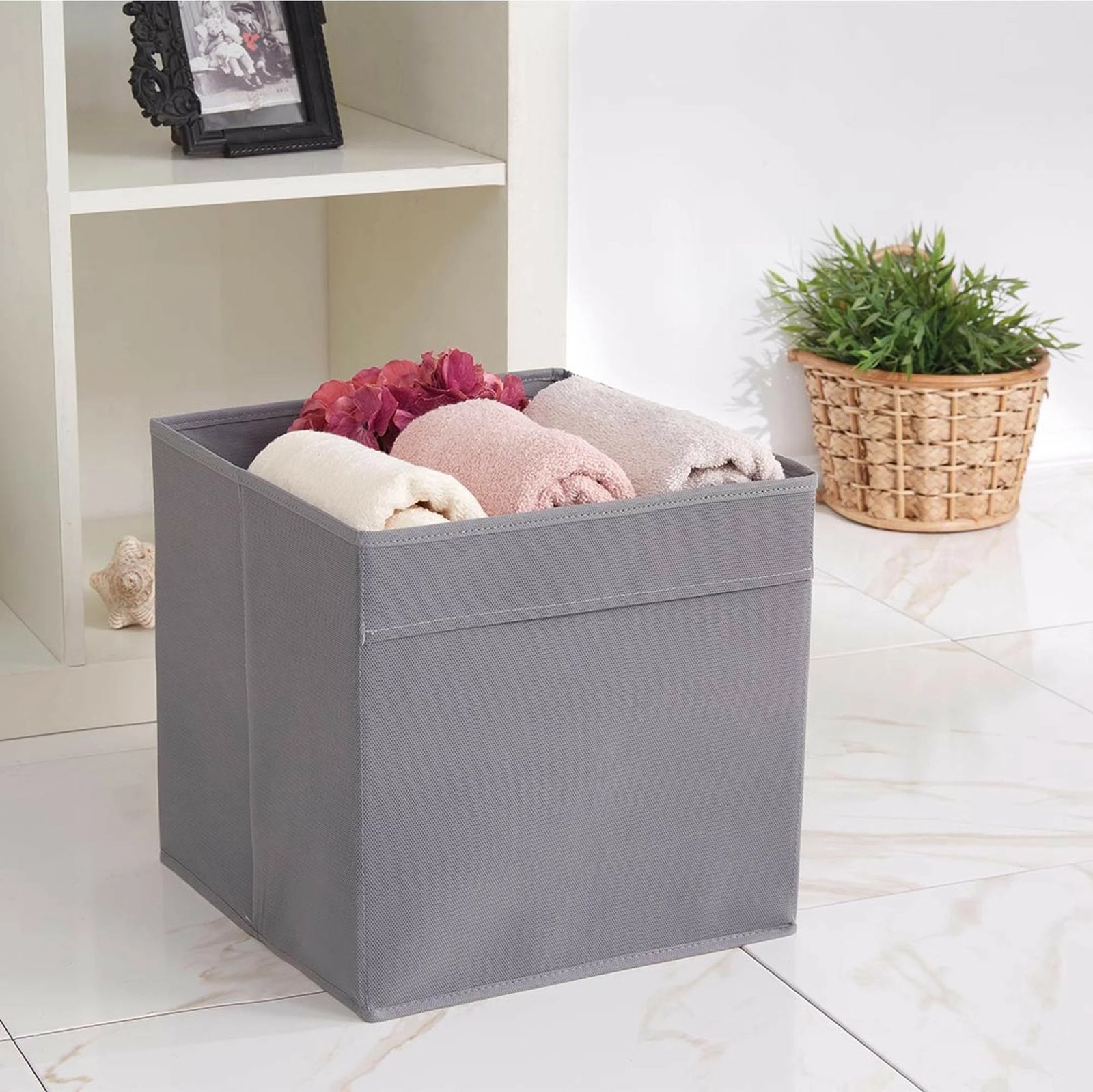 Kuti për organizim, material ndjesi leshi, ngjyrë gri e tymosur, Aberto Design, YLC426