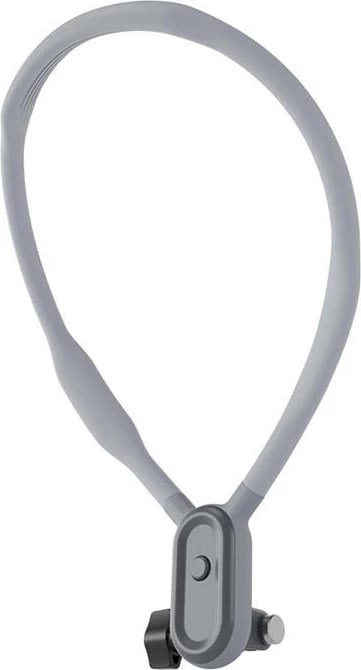 Mbajtës qafe për kamera sportive Telesin TE-HNB-001, i përshtatshëm për GoPro, DJI, Insta360, Gri