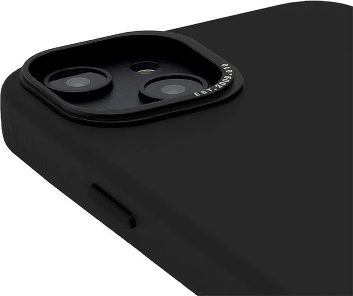 Mbështjellës Decoded për iPhone 14 Plus, lëkurë, MagSafe, zi