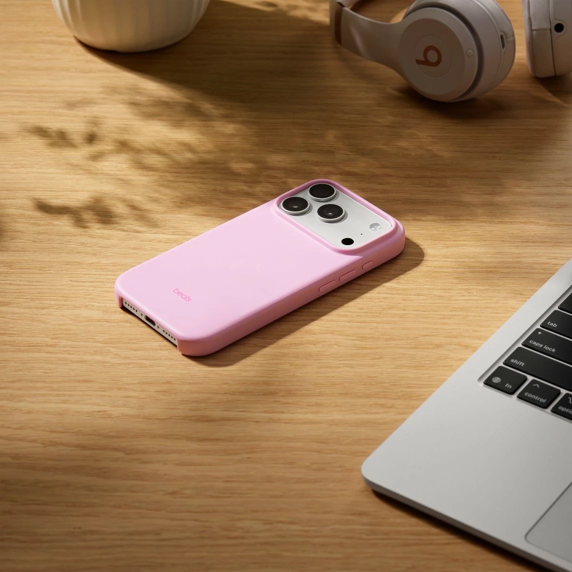 Mbështjellës Apple Beats MGKF4LL/A për iPhone 17 Pro, MagSafe, Opal Pink