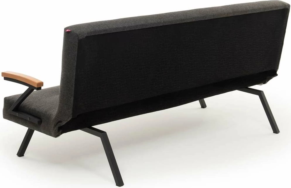 Divan-krevat 3 vende, Atelier del Sofa, Zven, ngjyrë gri e errët