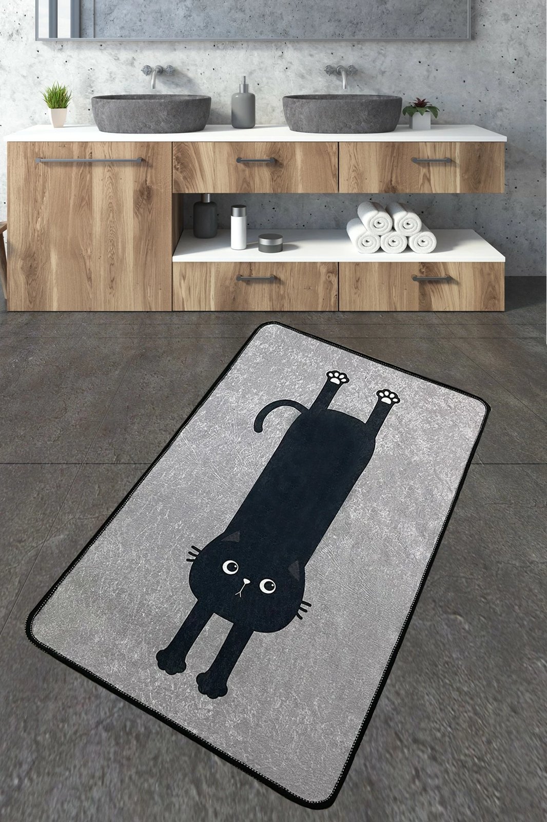 Tapet për banjo Mijölnir, Comfort v2, shumëngjyrësh, 70x120cm