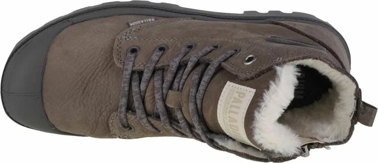 Këpucë për femra Palladium Pampa Hi Zip W WL, gri Këpucë për femra Palladium Pampa Hi Zip W WL, gri