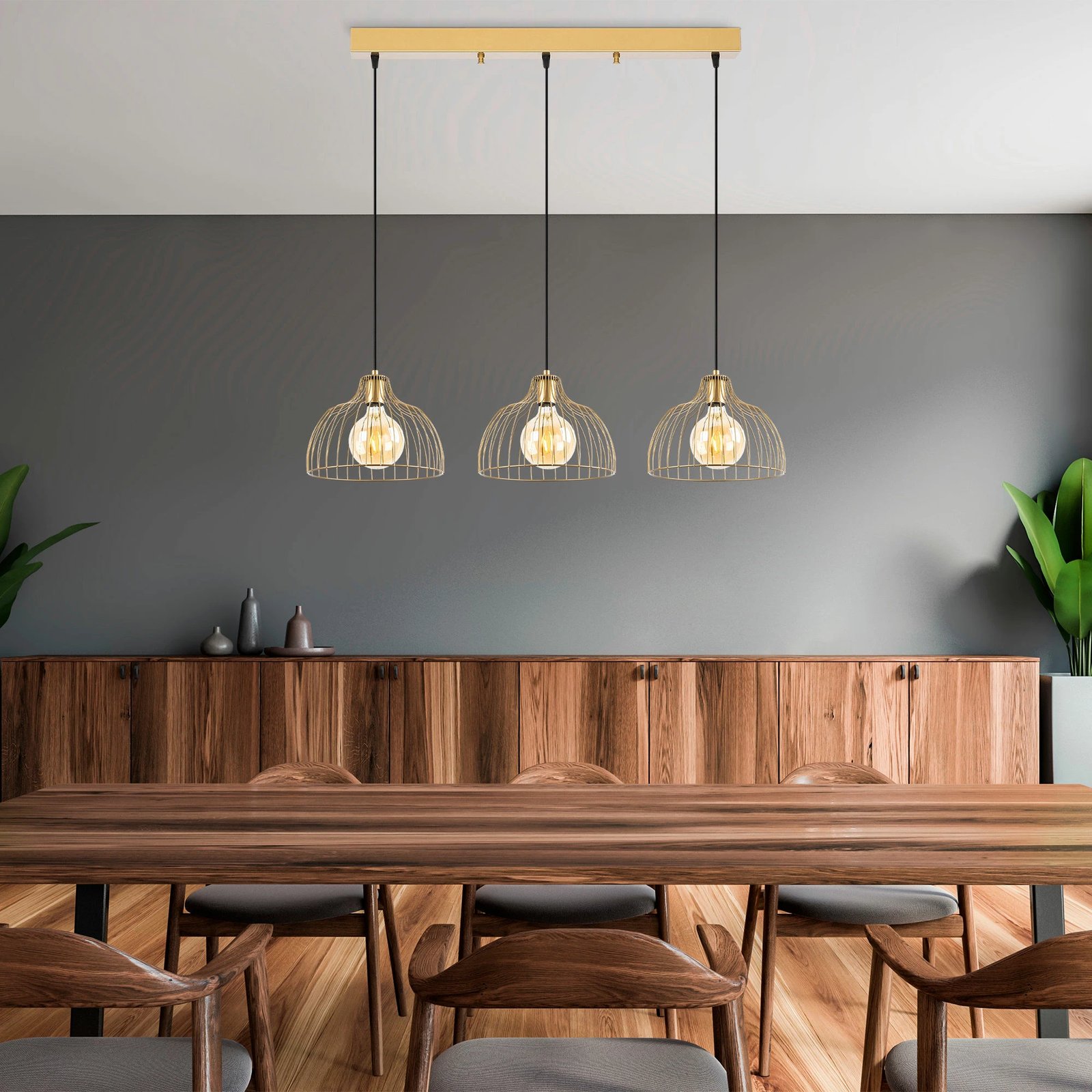 Llambë tavani Opviq, Kozan - 11336, ngjyrë ari me shkëlqim