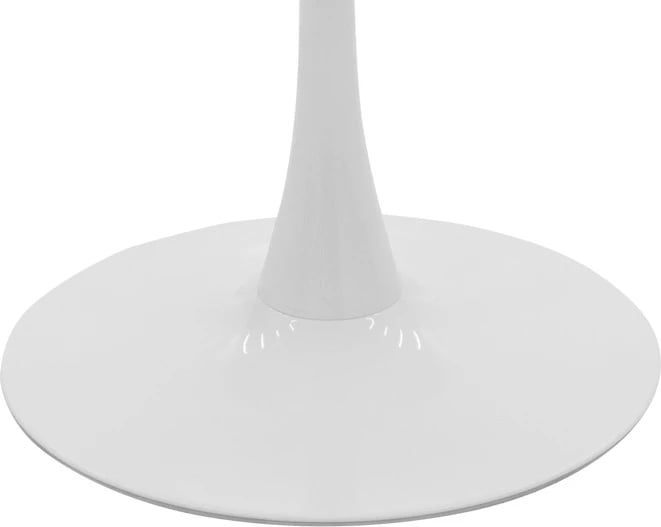 Tavolinë Balou, MDF, pamje mermeri, e bardhë, D120x76cm